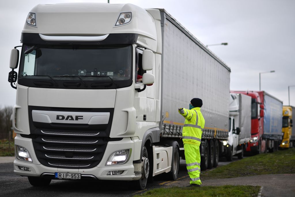 Government simplifies lorry driver test as shortages bite