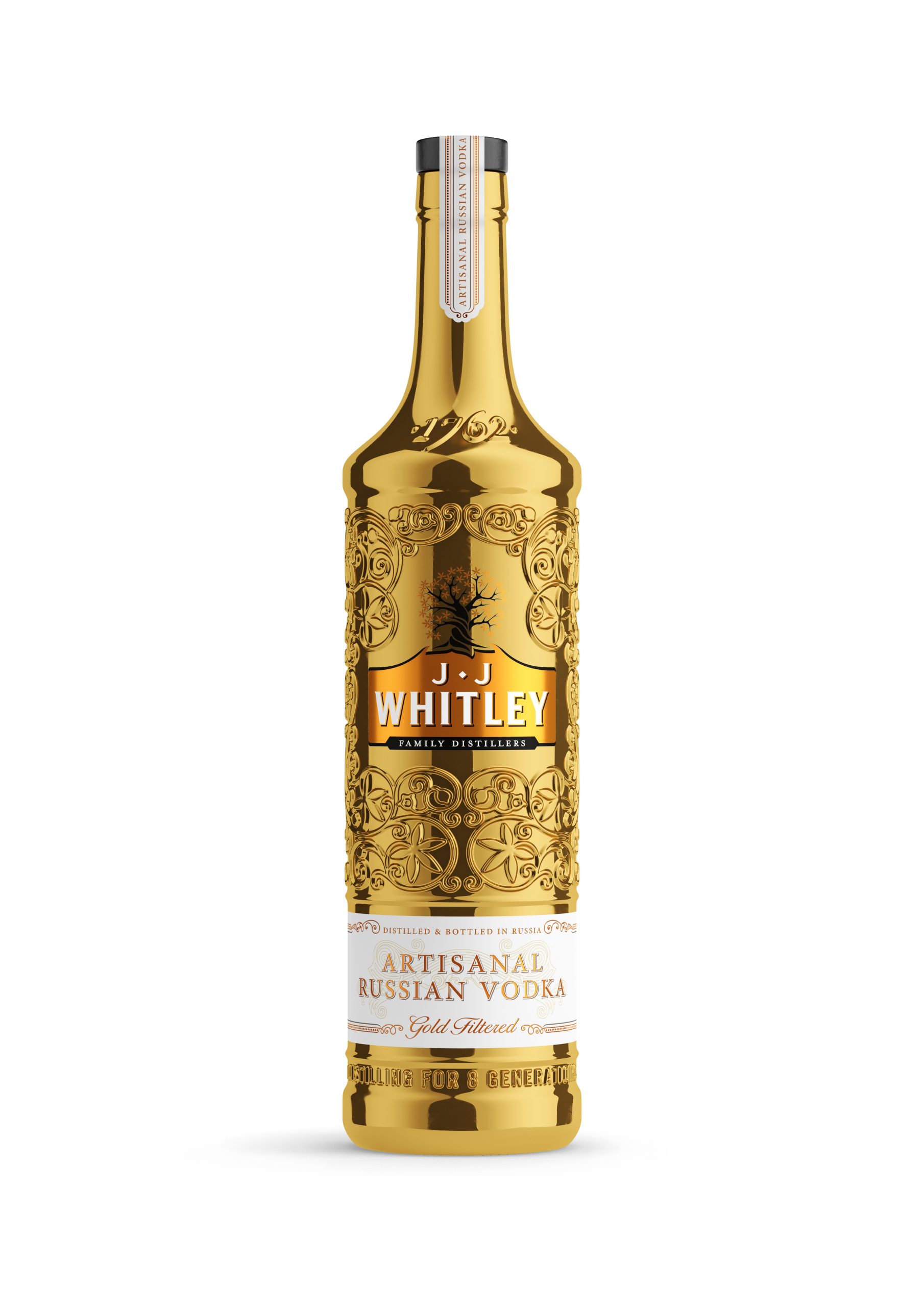 JJ Whitley goes for gold with new Vodka
