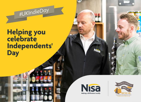 Nisa backs this weekend’s Independents’ Day campaign