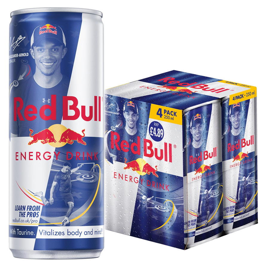 Trent Alexander-Arnold features on Red Bull cans in new Pro campaign