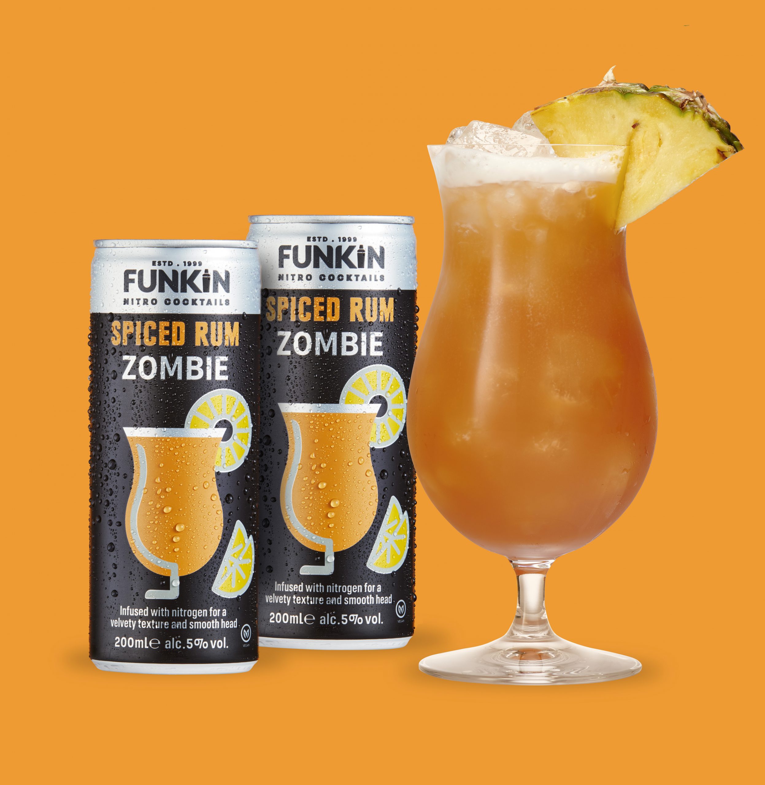 Funkin Cocktails launch new Spiced-Rum Zombie RTD Nitro can