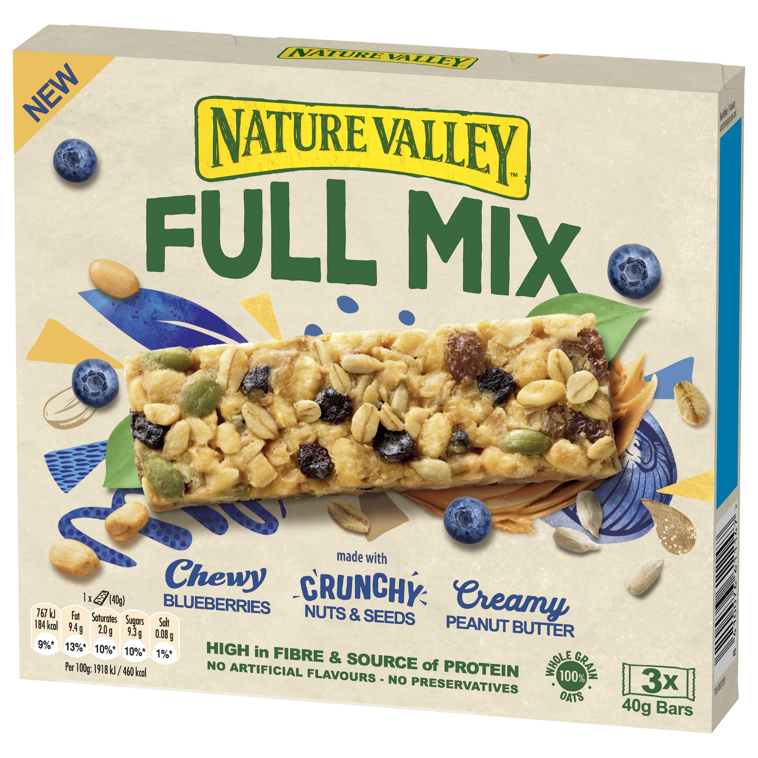 Nature Valley brings full mix bars to the UK