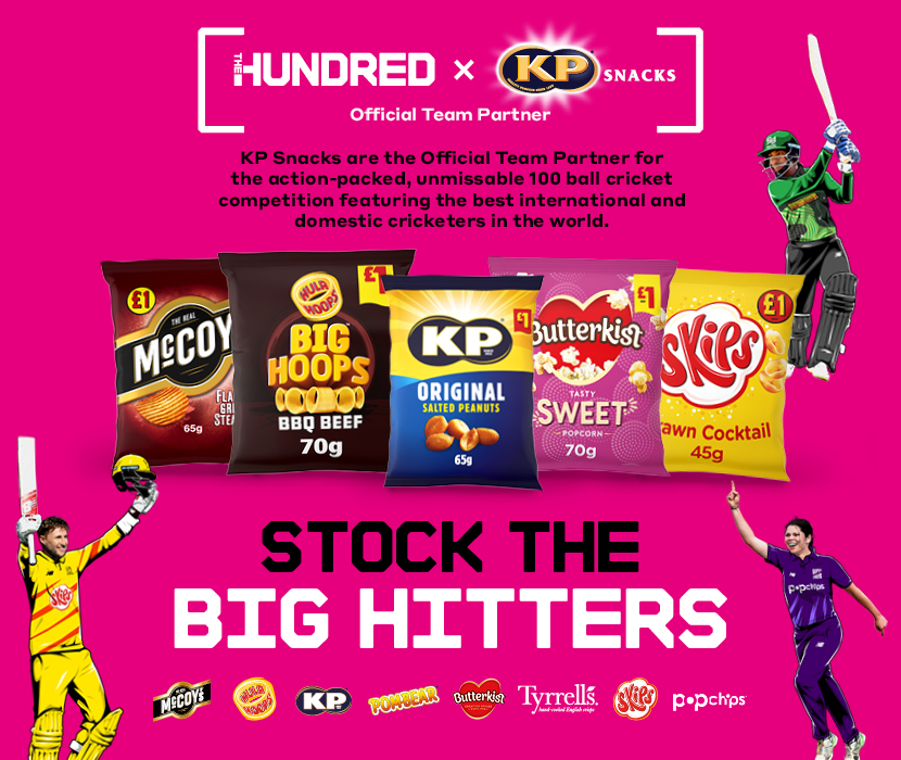 The Hundred partner, KP Snacks, launches healthier lifestyles campaign