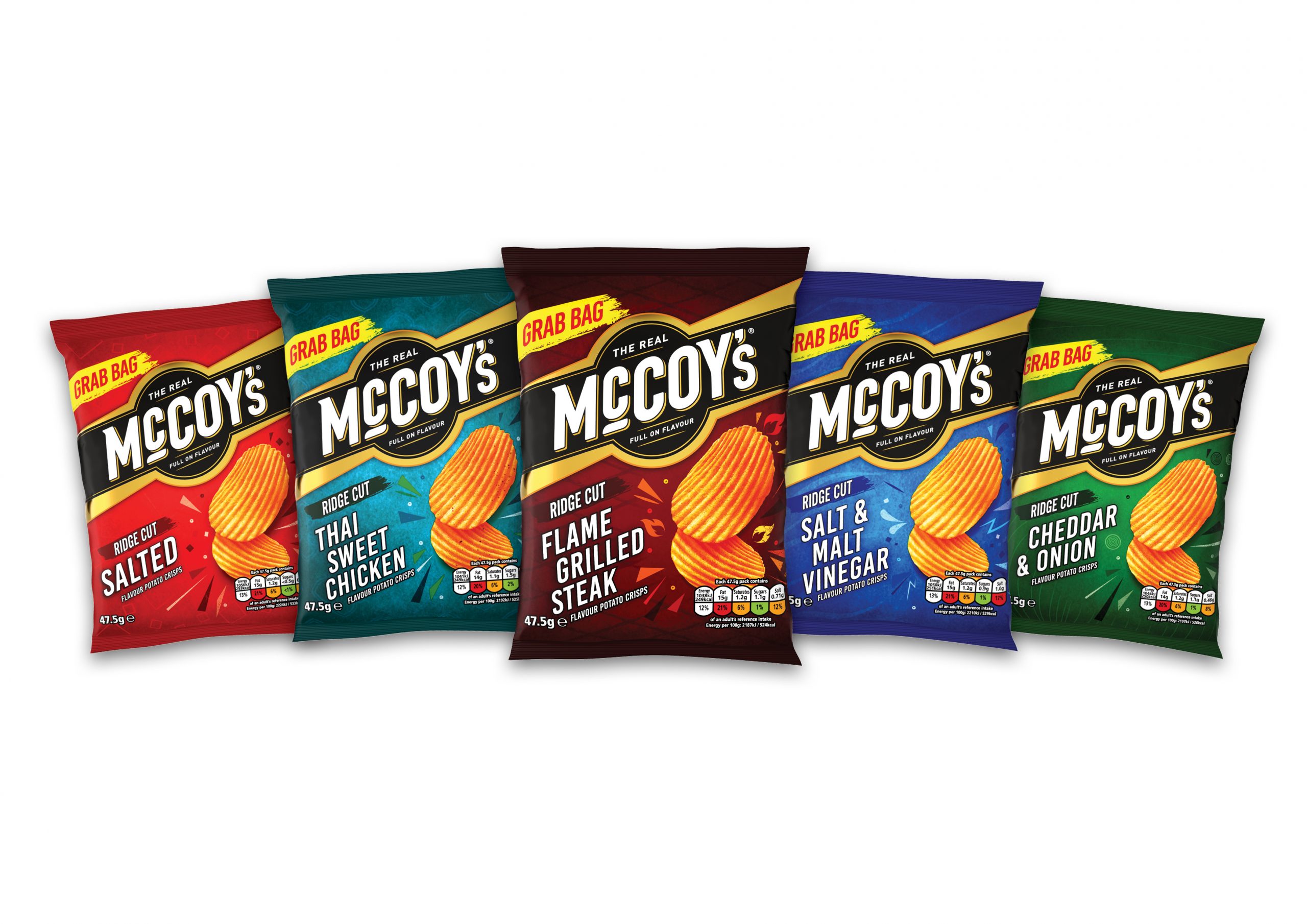 McCoy’s unveils new packaging for ‘full-on flavour’ crisps