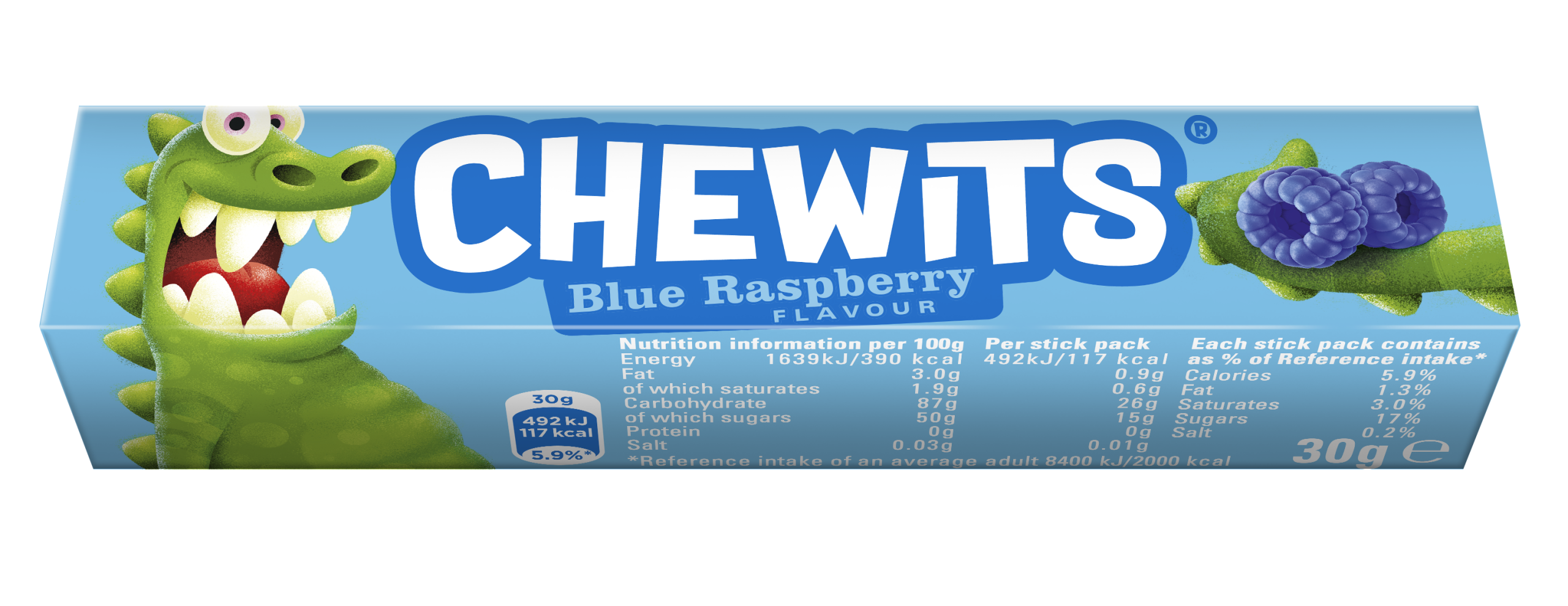 Chewits add four new flavours to its stick pack ranges