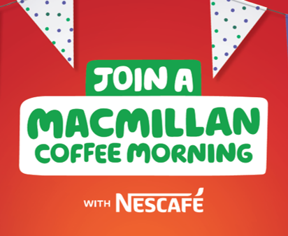 Nescafé van visits Unitas office for Macmillan’s Coffee Morning