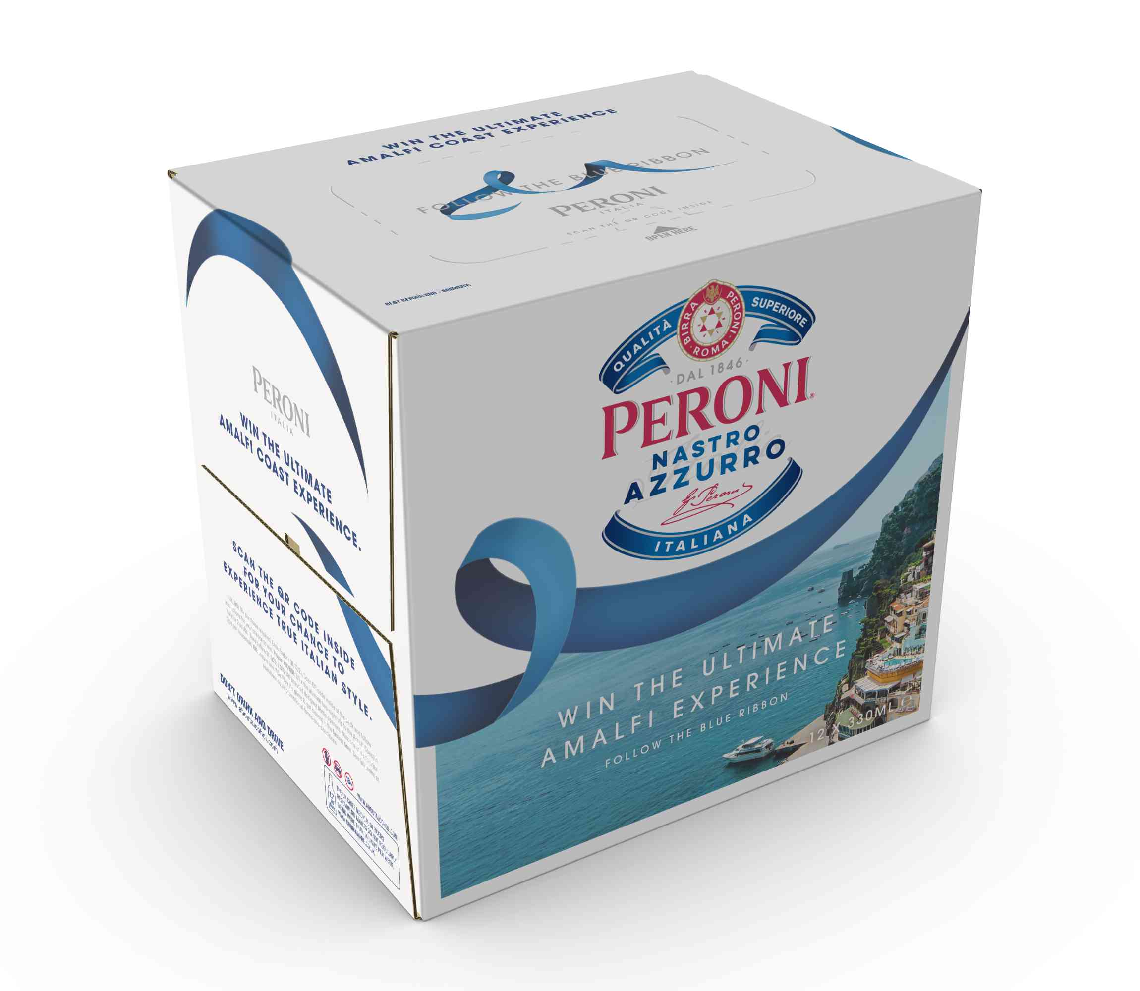 Peroni Nastro Azzuro offers trip to Amalfi Coast in new on-pack promotion