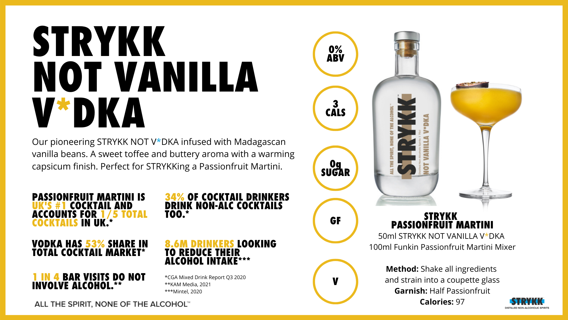 Strykk adds Not Vanilla V*dka to its non-alcoholic range