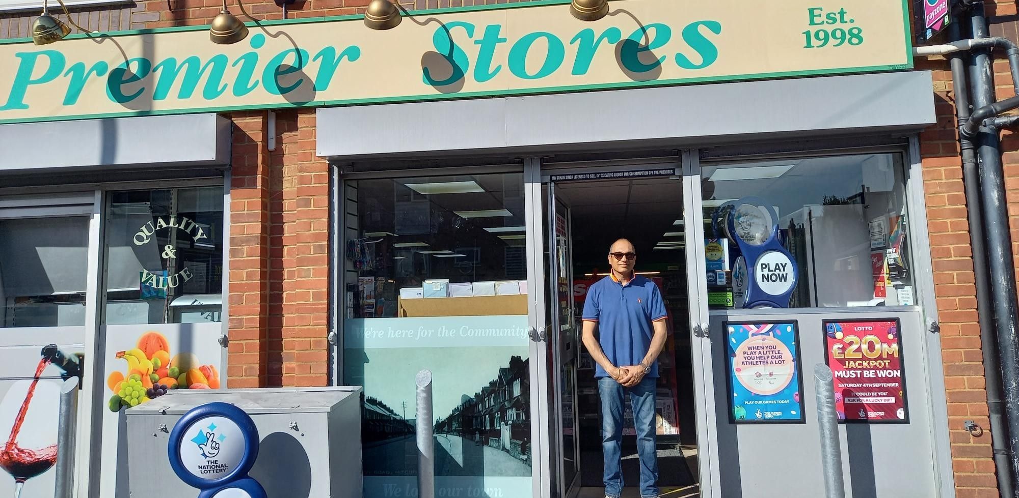 Sohan Singh from Premier Store in Hitchin in Hert