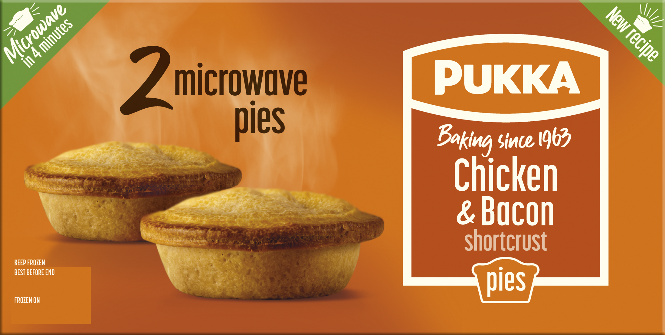 Pukka adds two new twin-packs to frozen microwave range