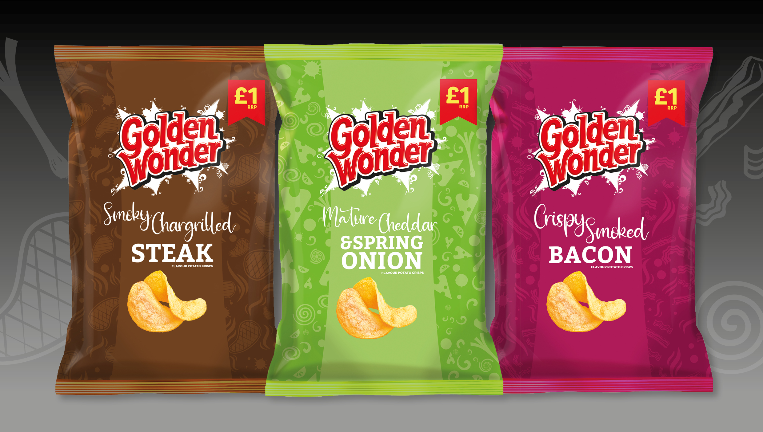 Golden Wonder open crunchy new £1 PMP sharing packs