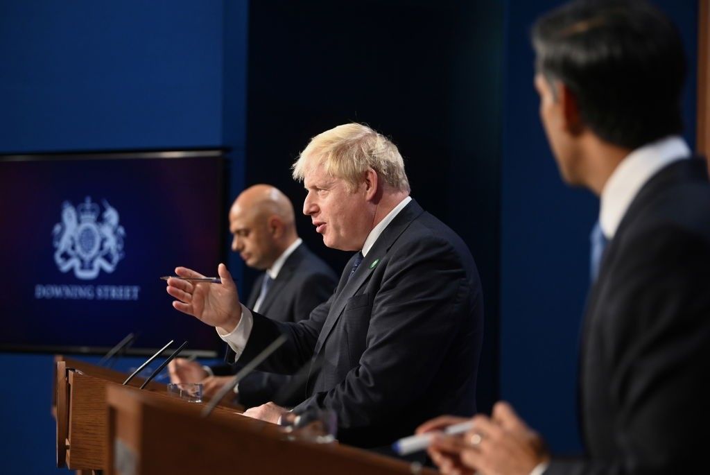 UK Prime Minister And Senior Cabinet Minister Hold Press Conference On Social Care Plans