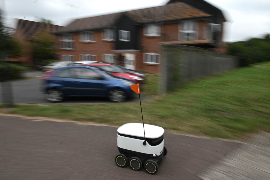 Delivery robots take the strain out of shopping in Milton Keynes
