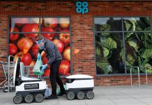 Robot delivery scheme, Robot delivery, Co-op’s robot delivery service, Co-op’s revolutionary robot delivery scheme