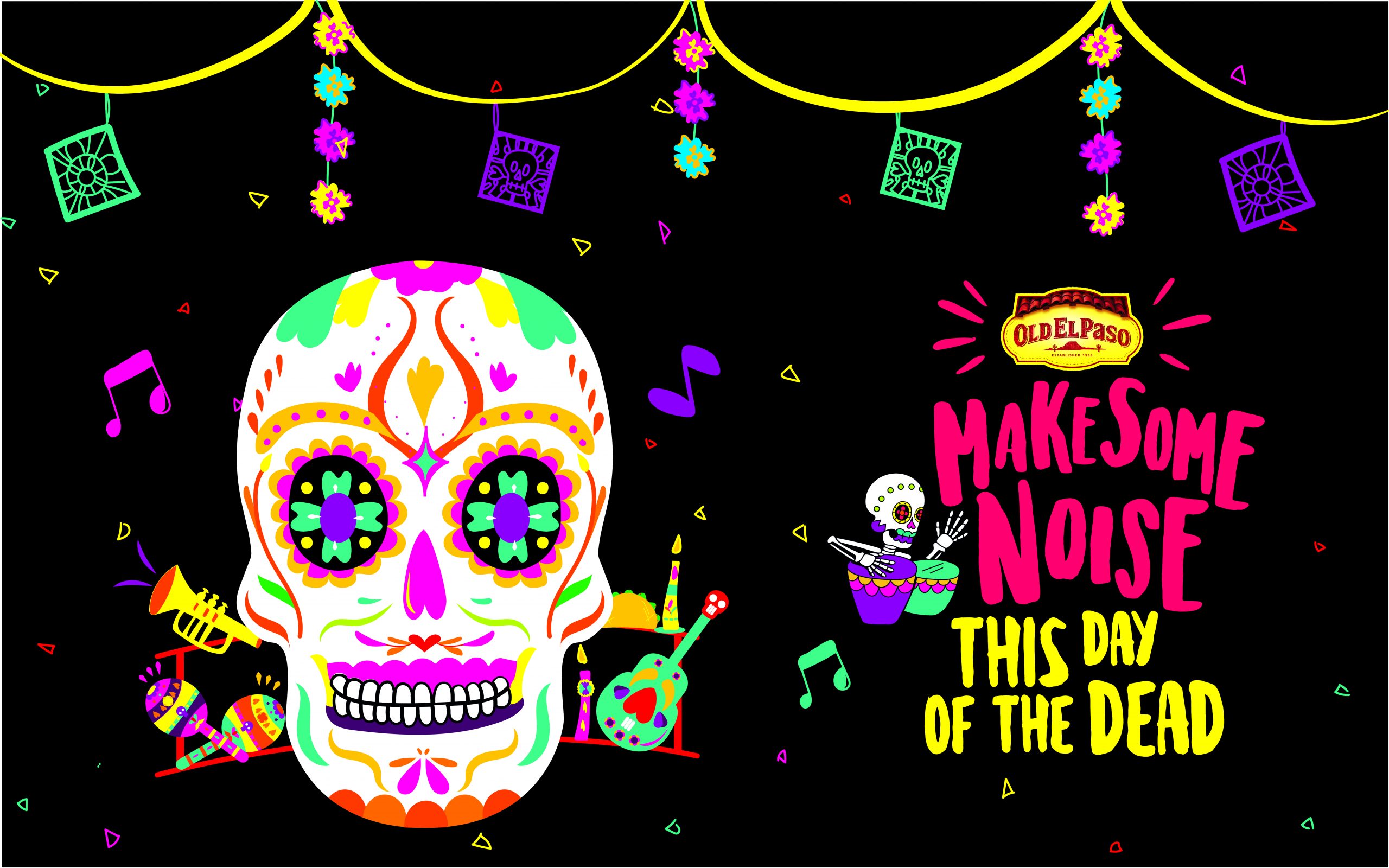Old El Paso invites the UK to make some noise this Day Of The Dead