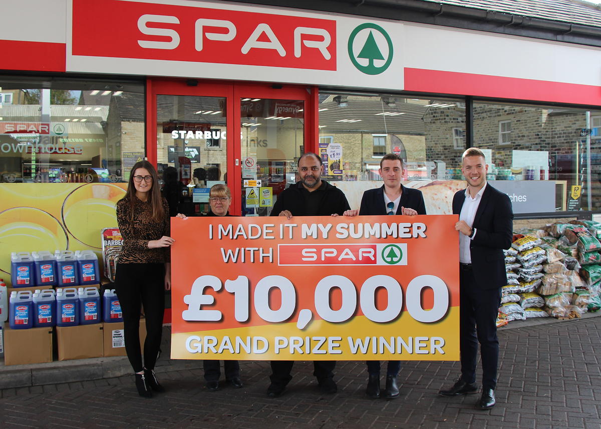 James Hall names winner of £10,000 prize in Spar summer giveaway