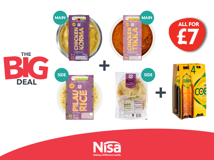 Nisa partners with Big Deal for National Curry Week