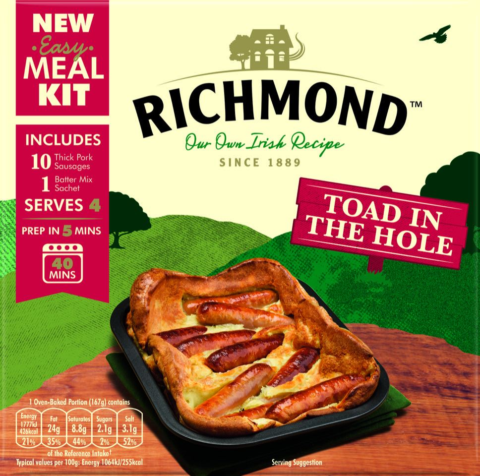 Richmond Sausages launches new Toad in the Hole kit