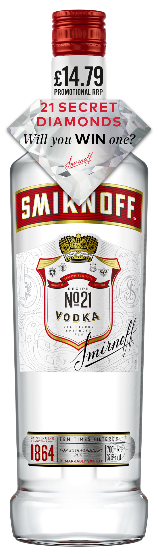 Smirnoff launches diamond giveaway campaign