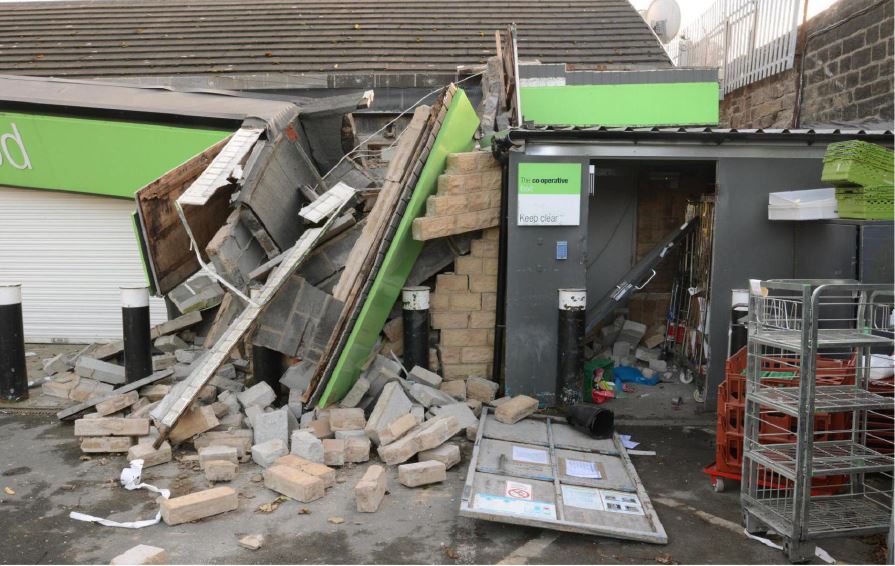 Two men sent to jail for explosion robberies at cash machines  