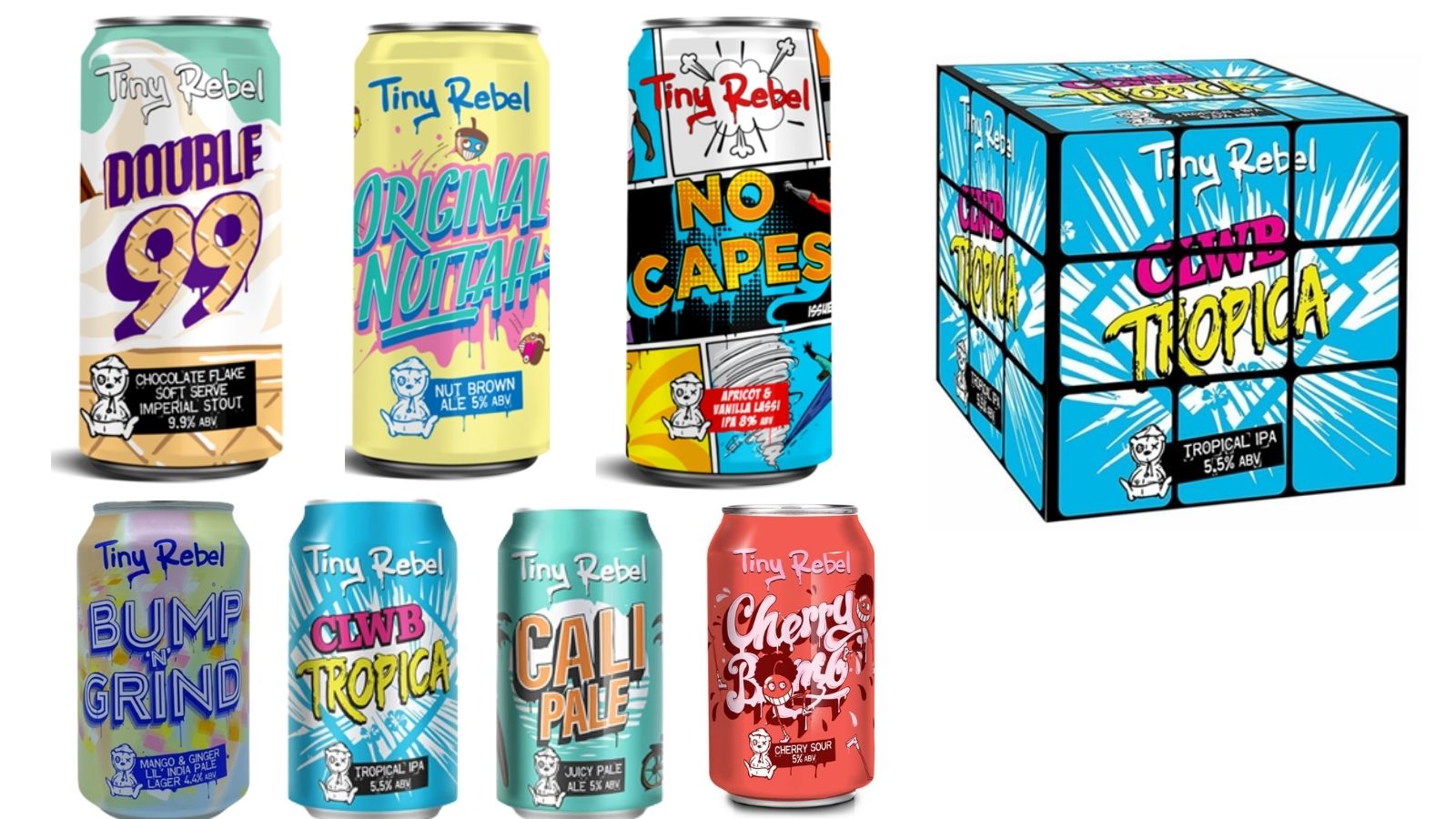 Eight products from Tiny Rebel Brewery under Portman Group review
