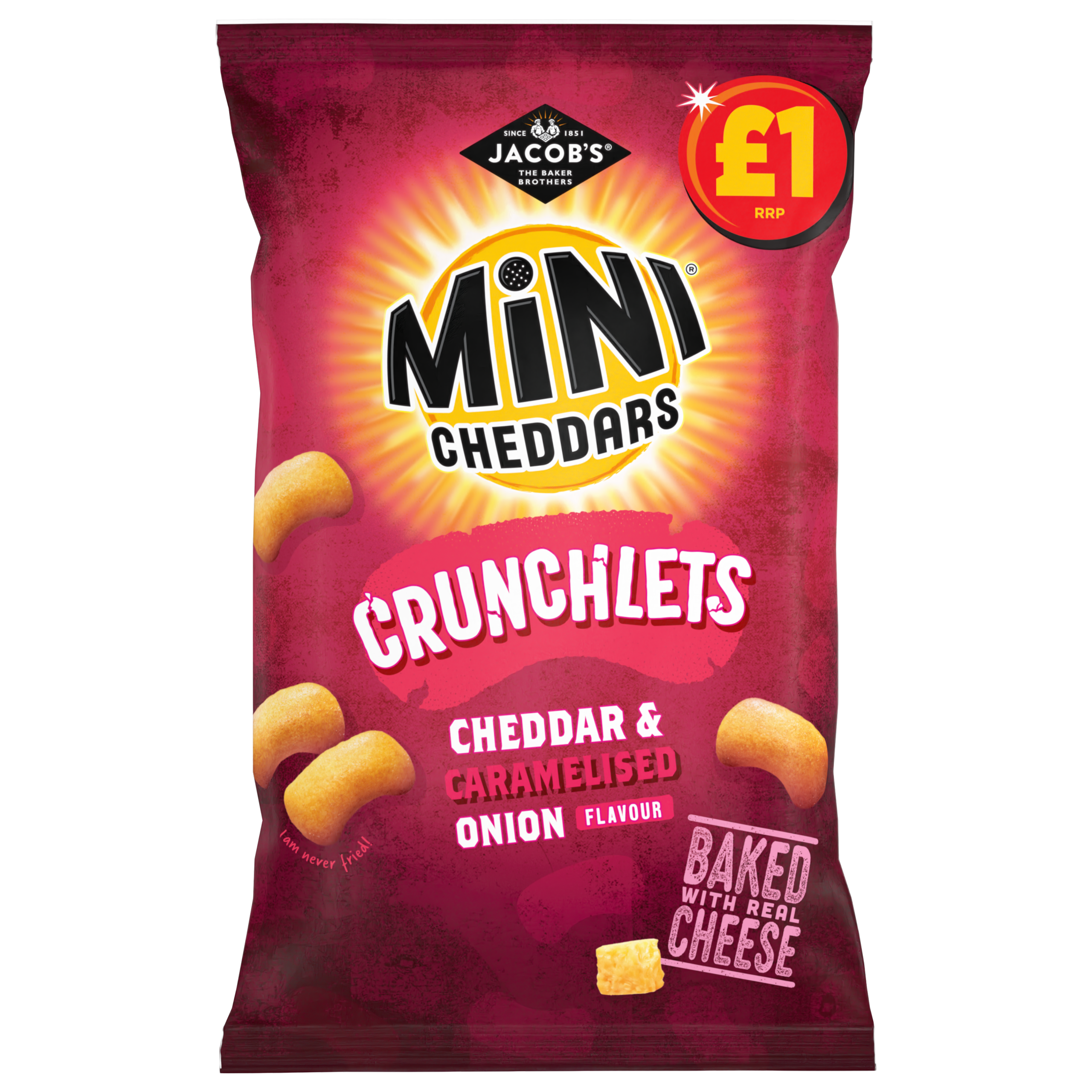 pladis launches lighter new format  with Jacob’s Mini Cheddars Crunchlets