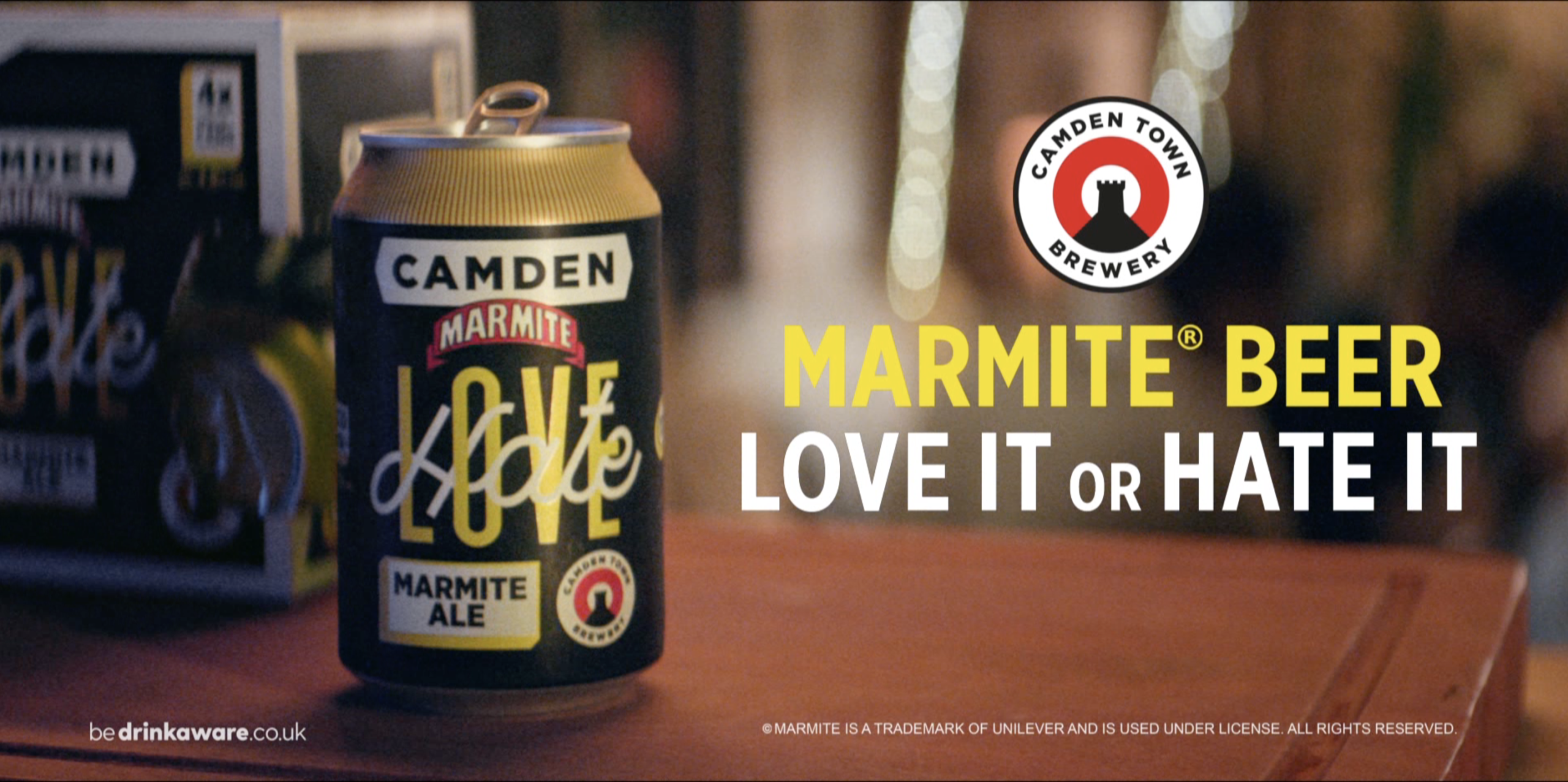 Camden Town Brewery has new Camden Marmite TV ad