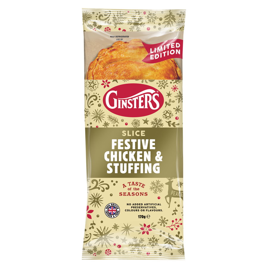 Ginsters unveils limited edition festive slice