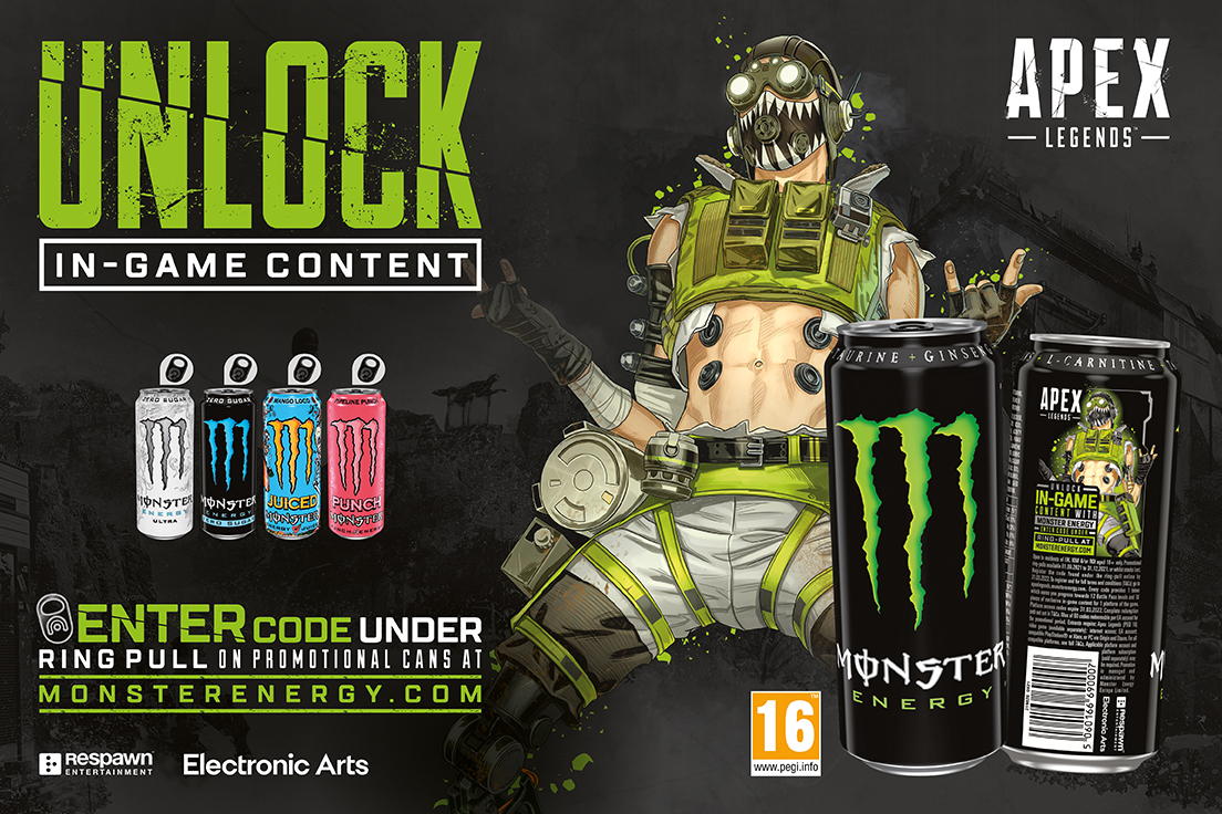 Monster Energy targets gaming fans with new on-pack promotion