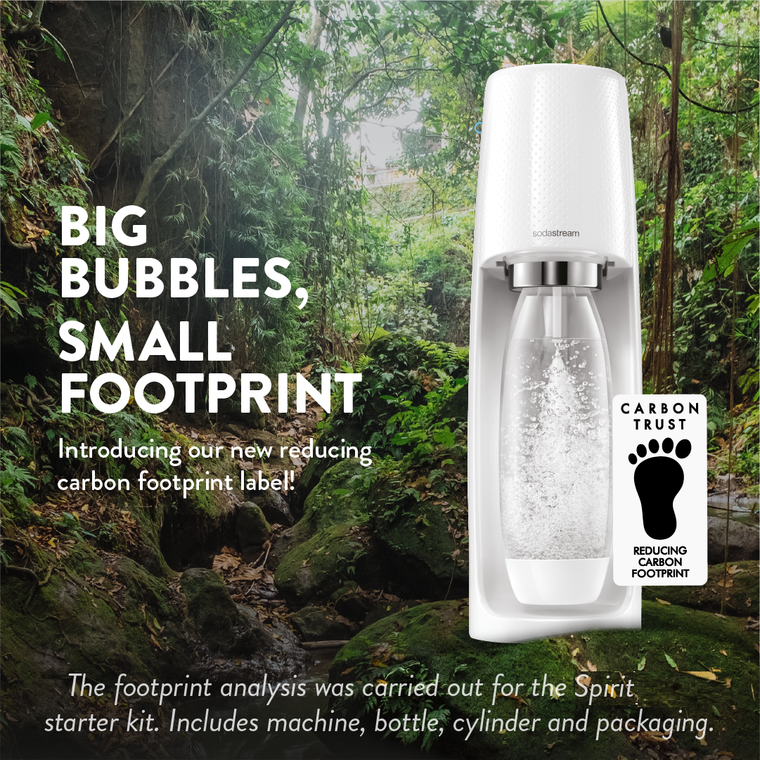 SodaStream certified to display carbon footprint transparency label on machines