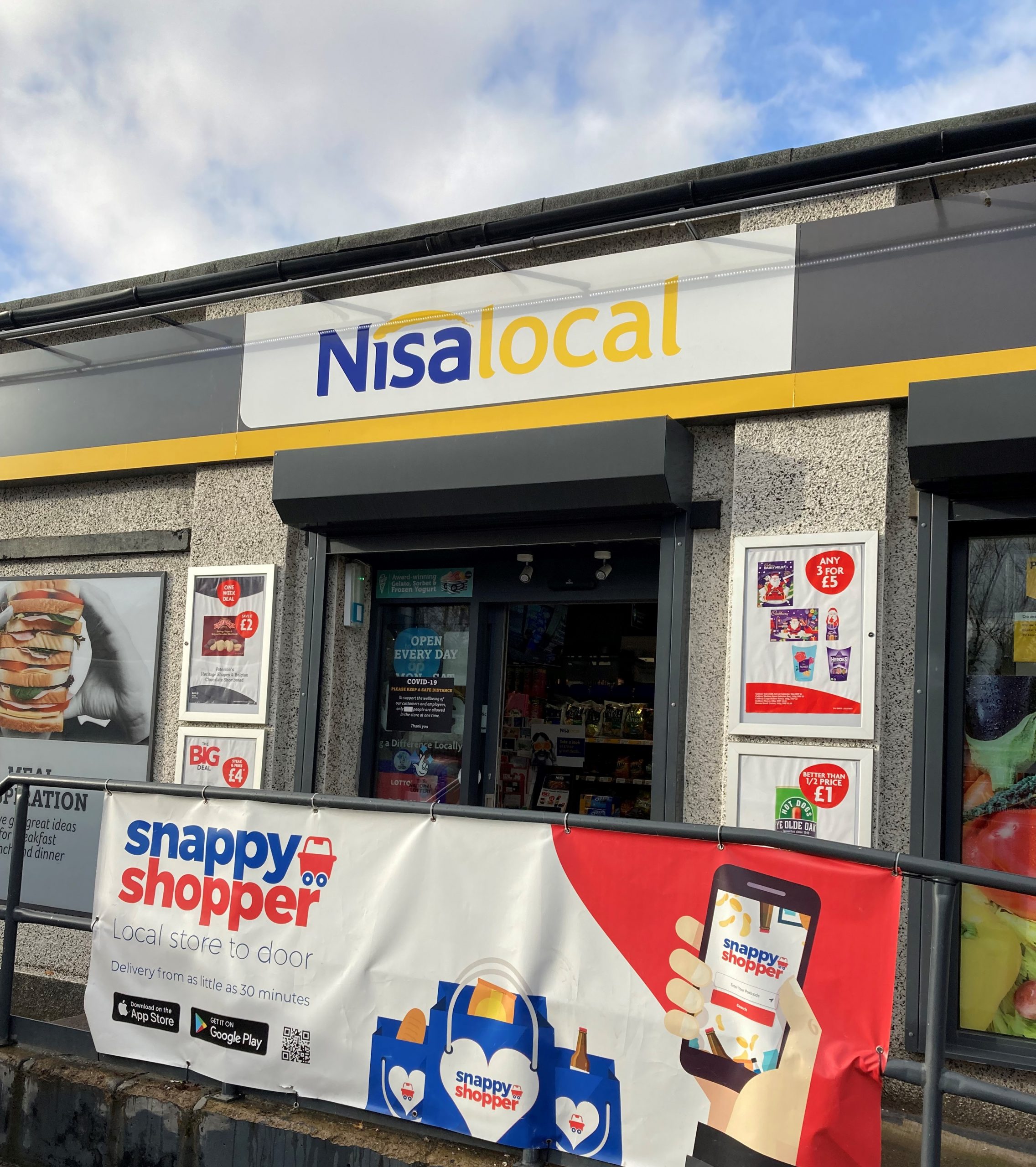 Online Grocery Order Nisa, Glasgow