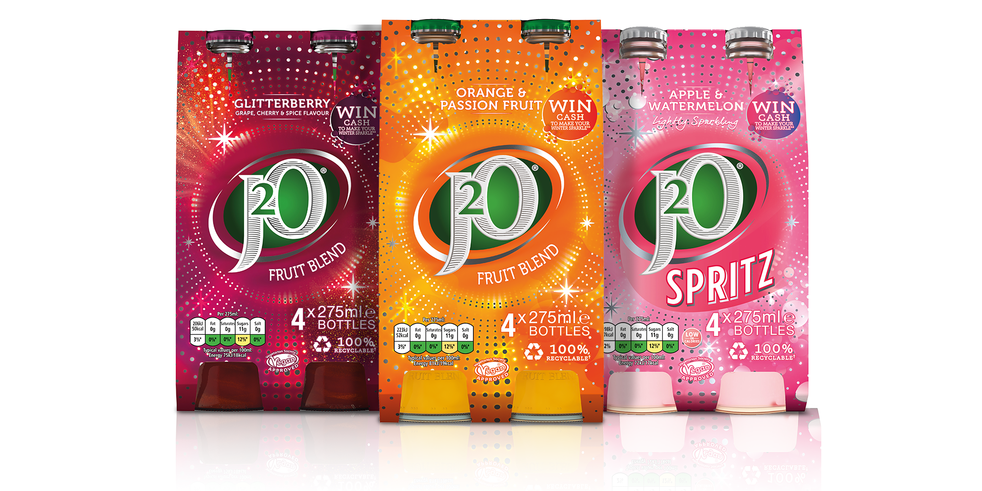 J2O promotion adds Christmas sparkle to soft drinks