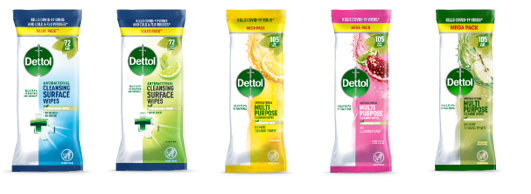 Dettol’s disinfection wipe portfolio is now biodegradable
