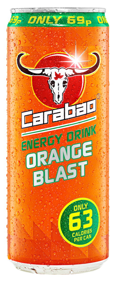 Carabao Orange Blast: UK’s fastest growing energy drinks