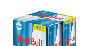Red Bull new sugar-free 4-can