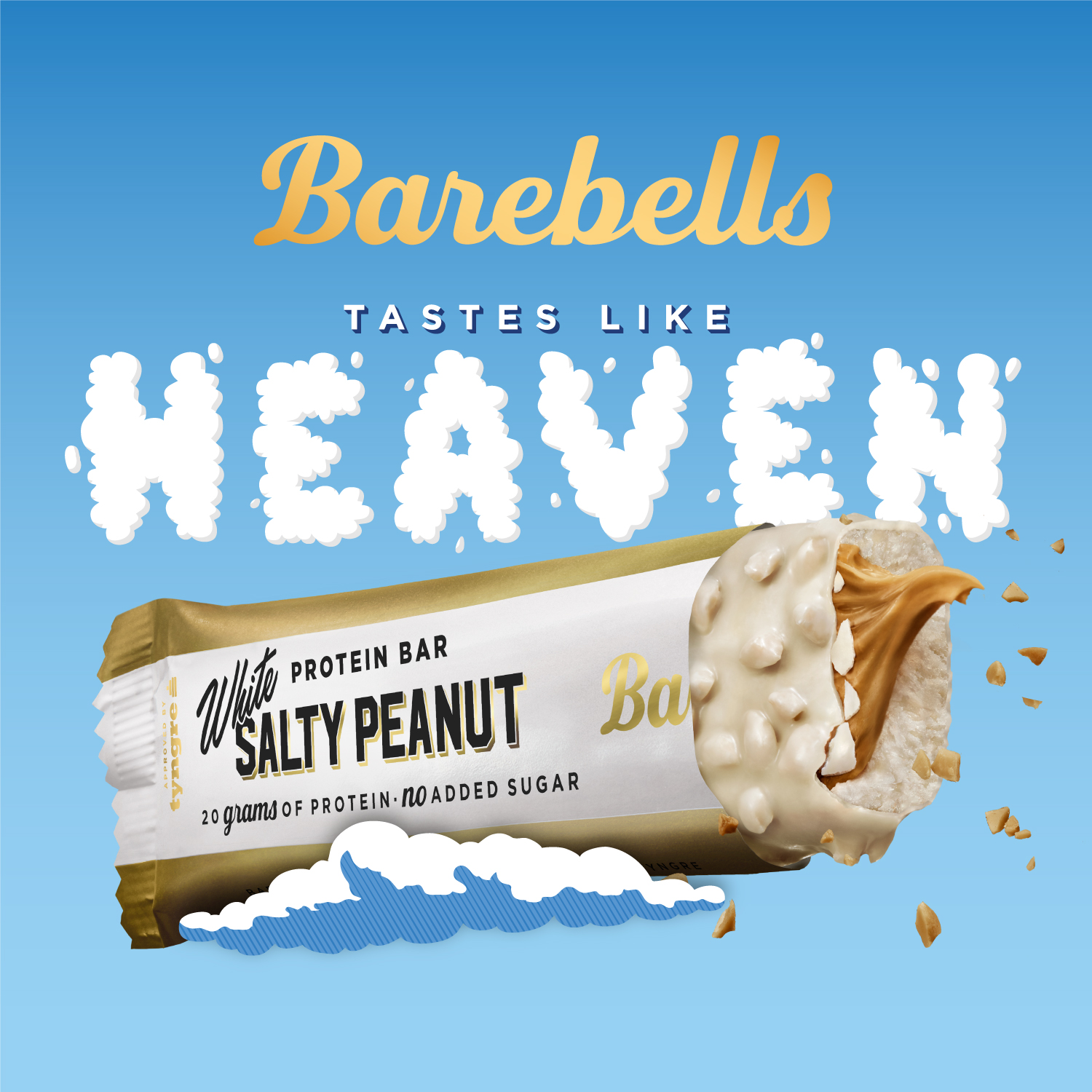 Barebells launches new White Salty Peanut protein bar