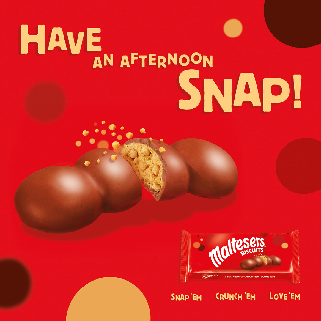 Have an afternoon snap with Maltesers Biscuits