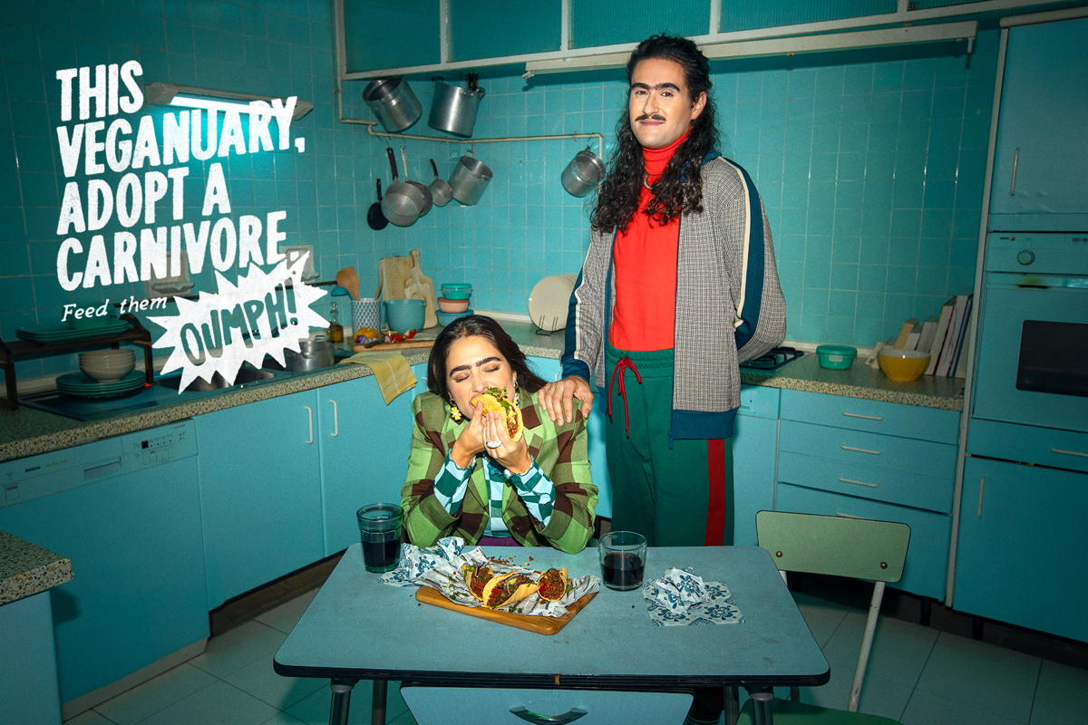 Oumph unveils ‘Adopt a Carnivore’ campaign for Veganuary