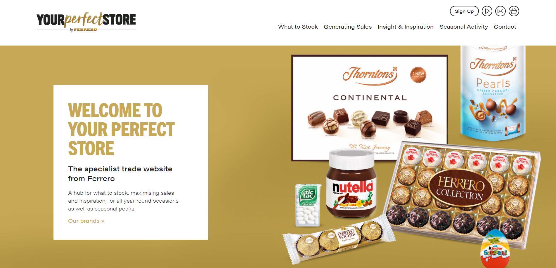 Ferrero relaunches retailer website ‘Your Perfect Store'