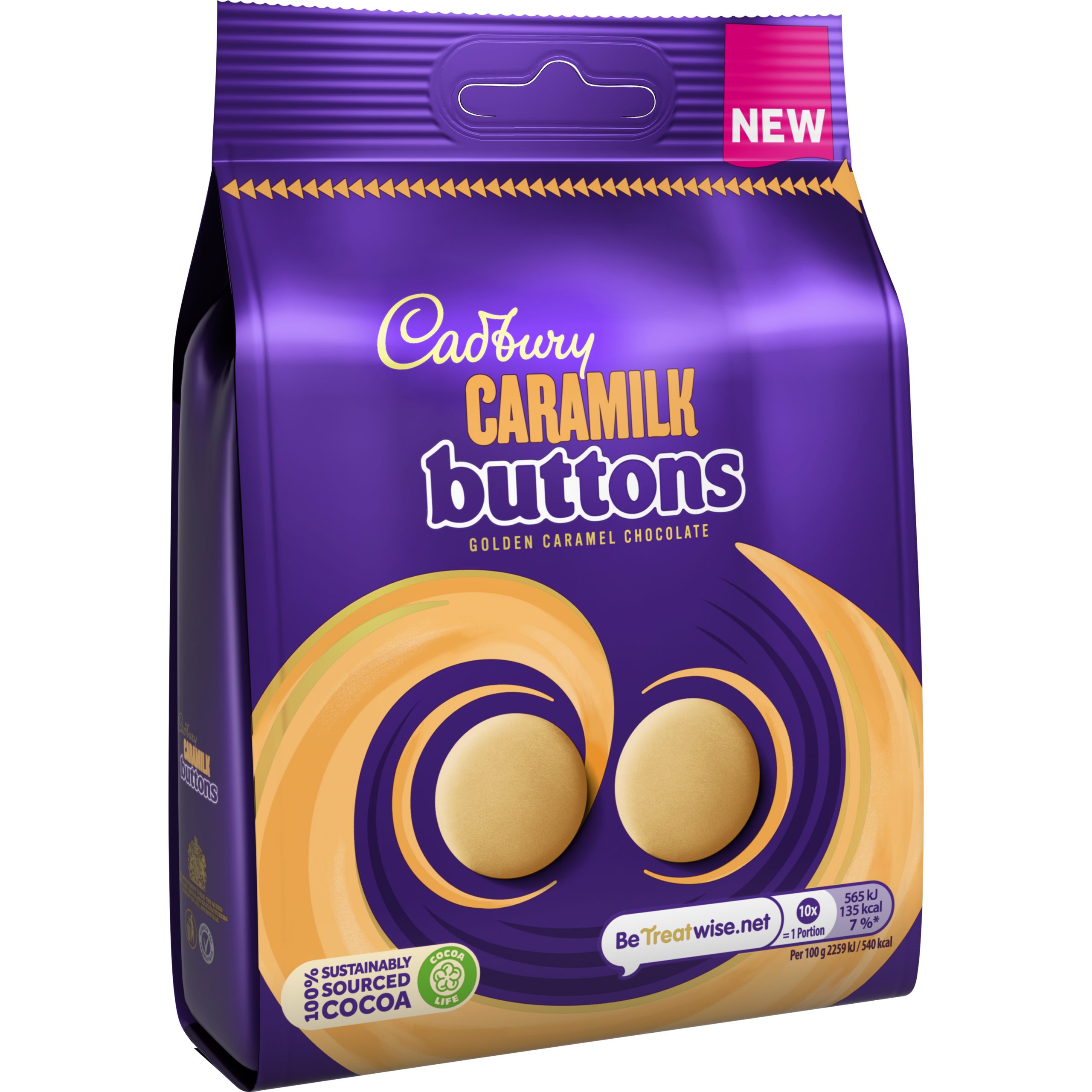 Cadbury expands Caramilk range with new Buttons launch