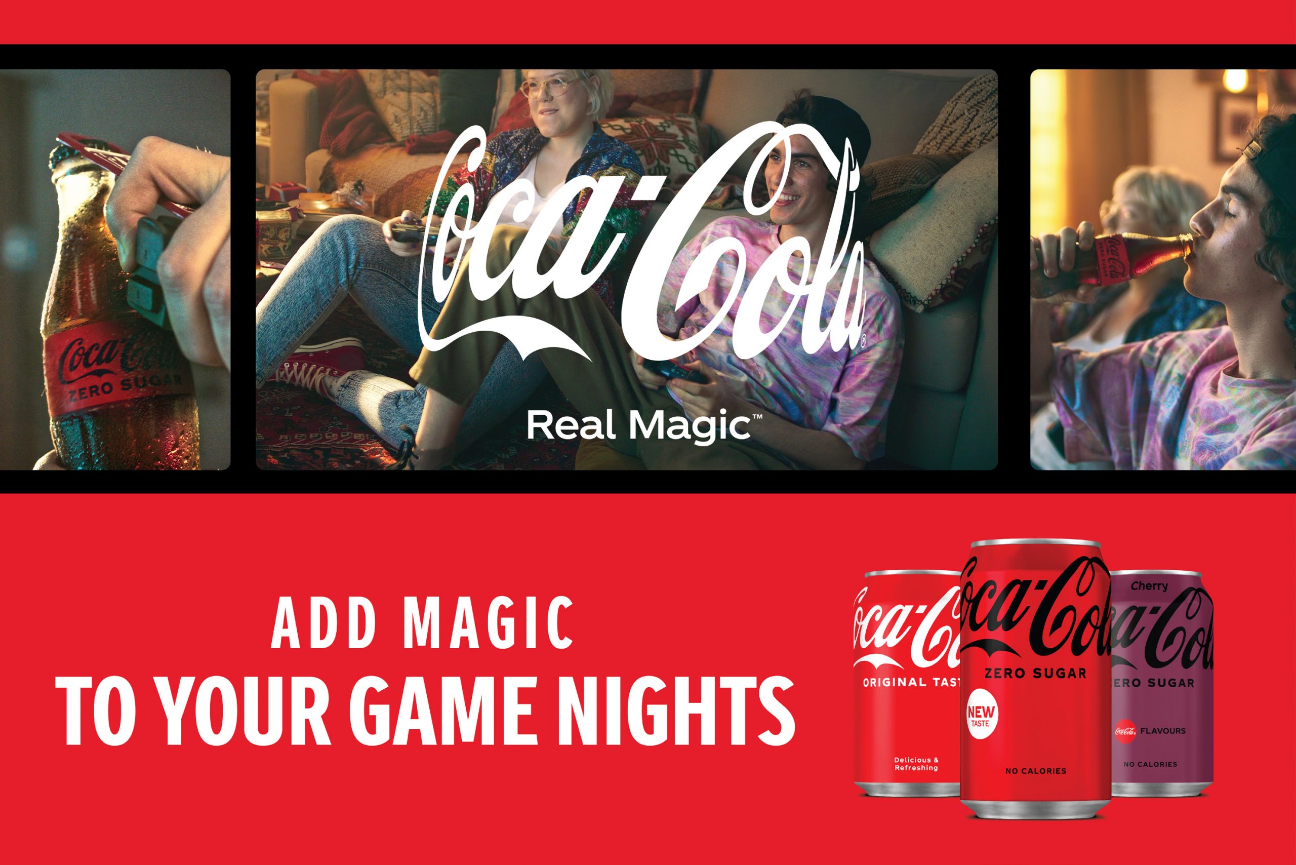 Coca-Cola Zero Sugar on-pack giveaway gaming promotional