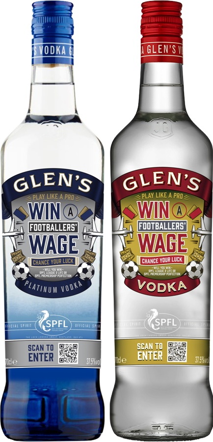 Glen’s Vodka launches on-pack football promotion