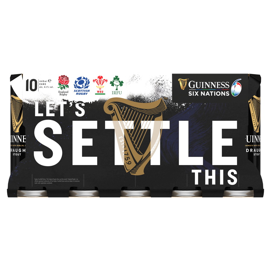 Guinness launches limited edition packs for Six Nations tournament
