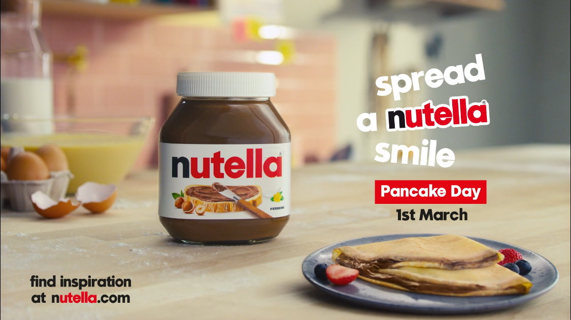 Ferrero unveils Nutella TV ad for Pancake Day