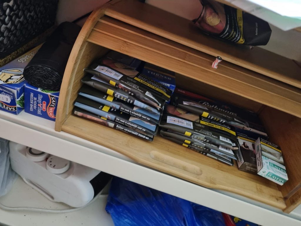Thousands of illegal cigarettes found hidden in shop till and bread box