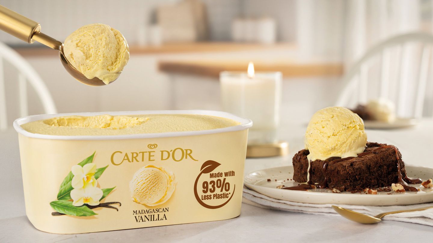 Unilever introduces paper tubs for Carte D’Or ice cream