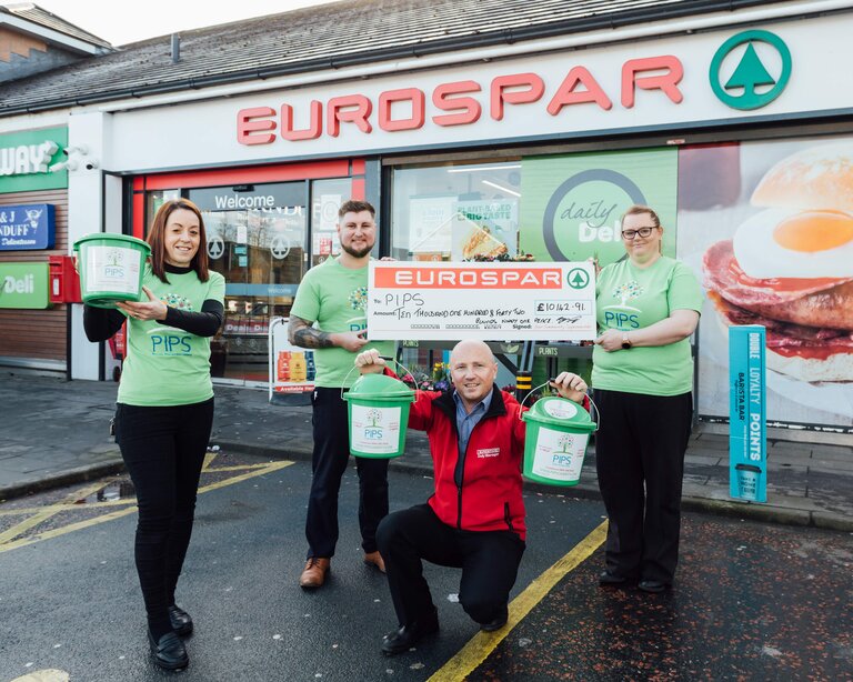 Thirty local stores join forces to raise over £10,000 for suicide prevention charity