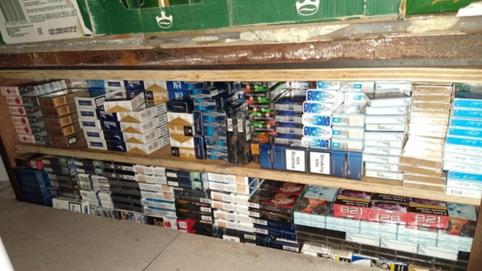 Remote controlled illegal cigarette stash exposed at Lincolnshire shop