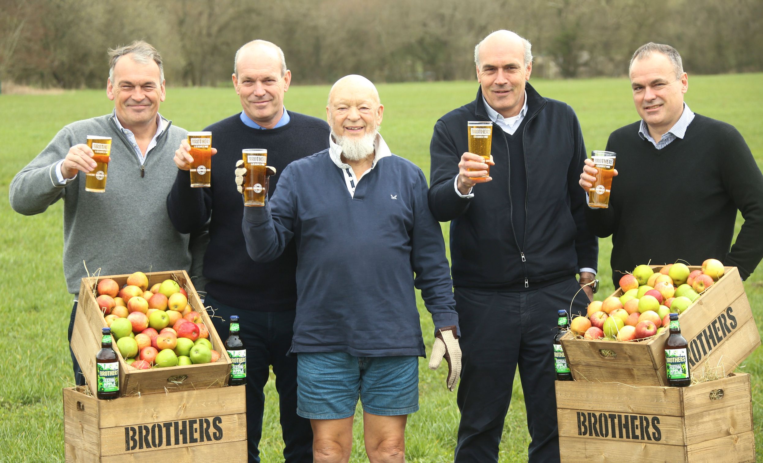 Brothers unveiled as Official Cider of Glastonbury Festival