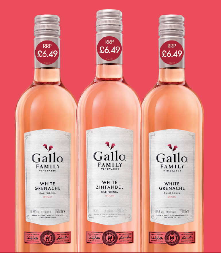 Gallo family vineyards introduce price mark labels